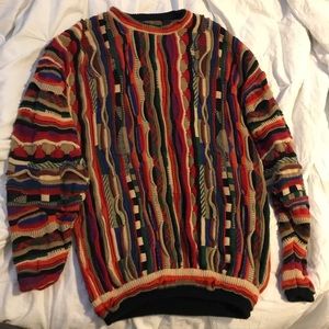 Textured multicolor sweater